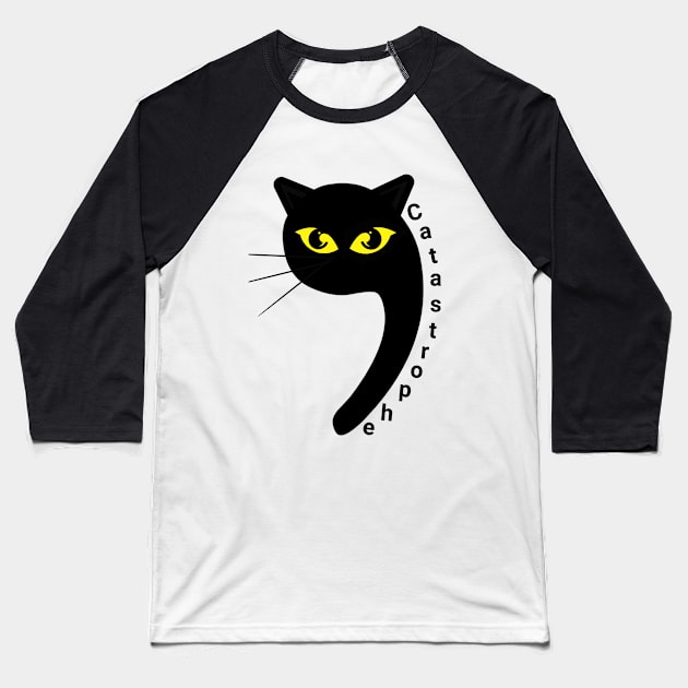 Catastrophe Baseball T-Shirt by Bellinna